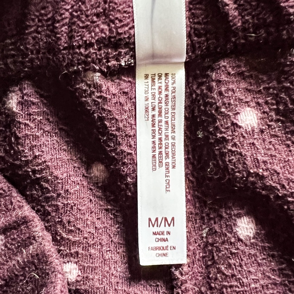 Gilligan & O’Malley | Fleece Polka Dot Pajama Pants - Picture 6 of 6